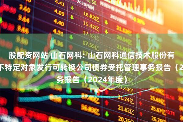 股配资网站 山石网科: 山石网科通信技术股份有限公司向不特定对象发行可转换公司债券受托管理事务报告(2024年度)
